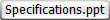 Specifications.ppt